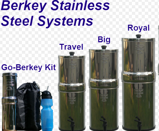  Go Berkey Water Filter Kit with 1 Qt. Berkey Gravity Fed Water  Filter System, Berkey Sport Bottle and Black Berkey Primer : Undersink Water  Filtration Systems : Sports & Outdoors